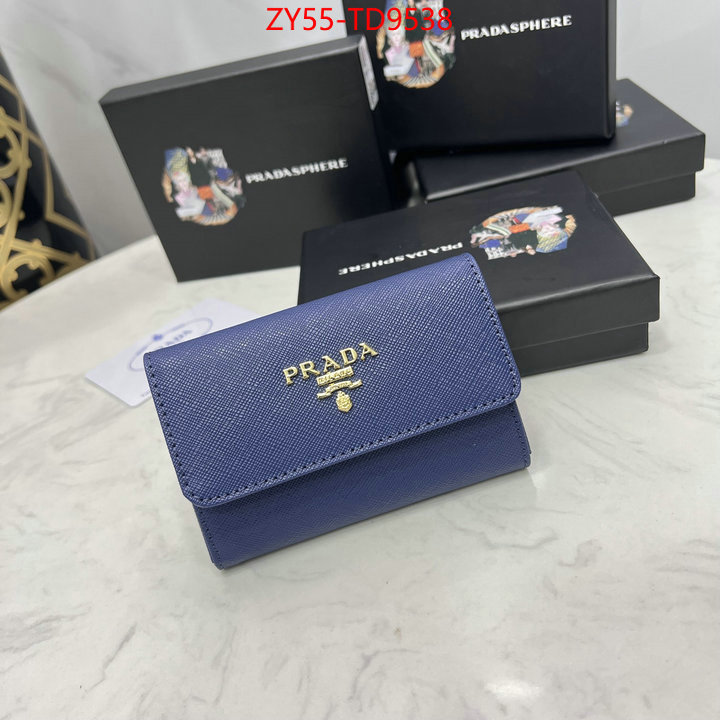 Prada Bags(4A)-Wallet,the best quality replica ,ID: TD9538,$: 55USD