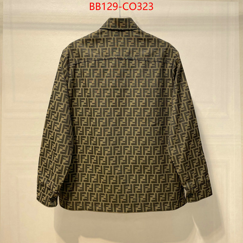 Clothing-Fendi,high quality replica designer , ID: CO323,$: 129USD