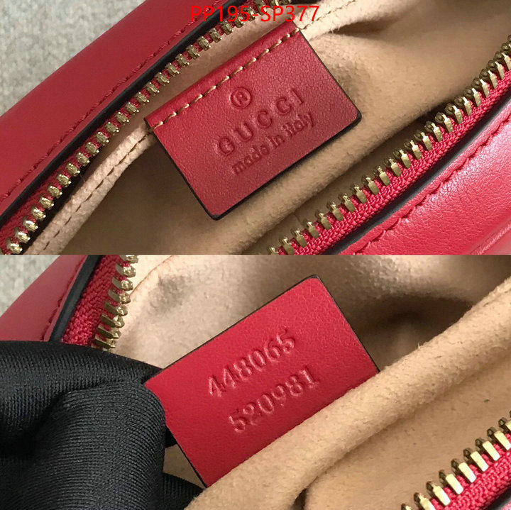 Gucci Bags(TOP)-Marmont,ID: BP377,$: 195USD