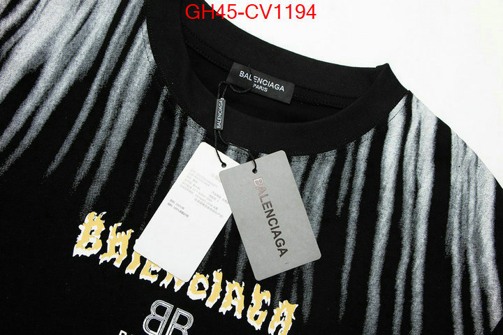 Clothing-Balenciaga,what best designer replicas , ID: CV1194,$: 45USD