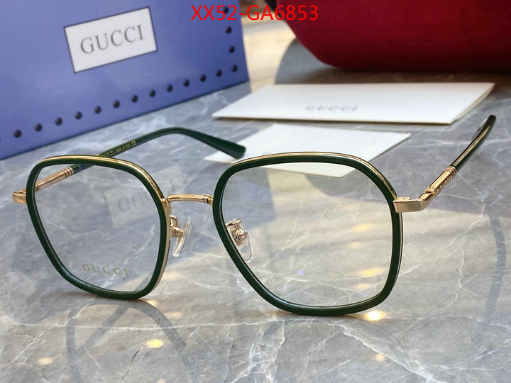 Glasses-Gucci,replica aaaaa+ designer , ID: GA6853,$: 52USD