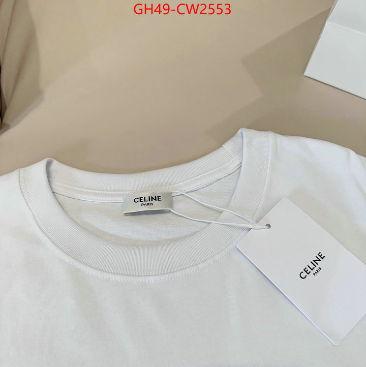 Clothing-Celine,2023 replica wholesale cheap sales online , ID: CW2553,$: 49USD