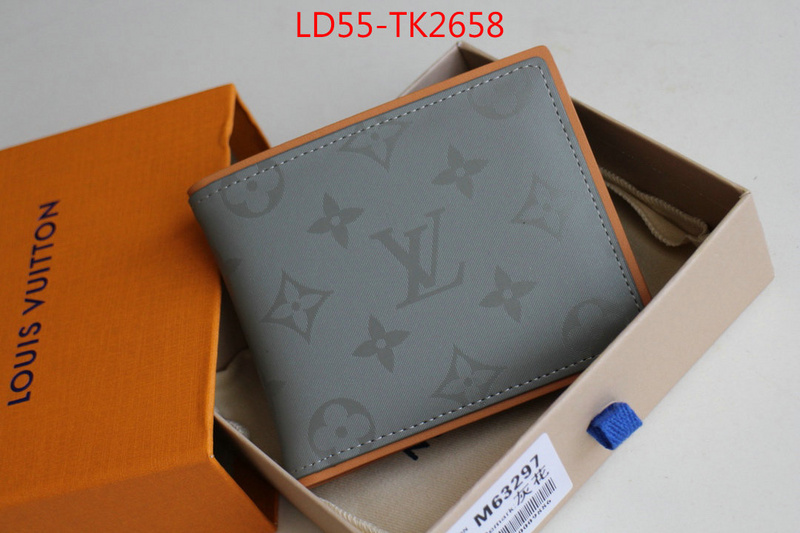 LV Bags(TOP)-Wallet,ID: TK2658,$:55USD