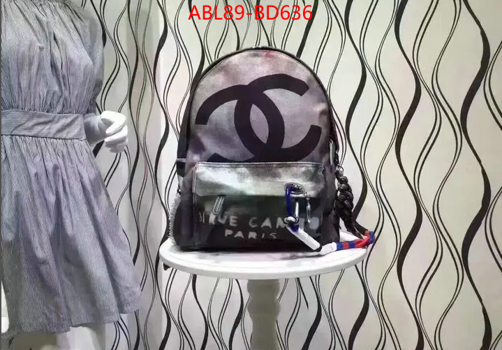 Chanel Bags(4A)-Backpack-,ID: BD636,$: 89USD