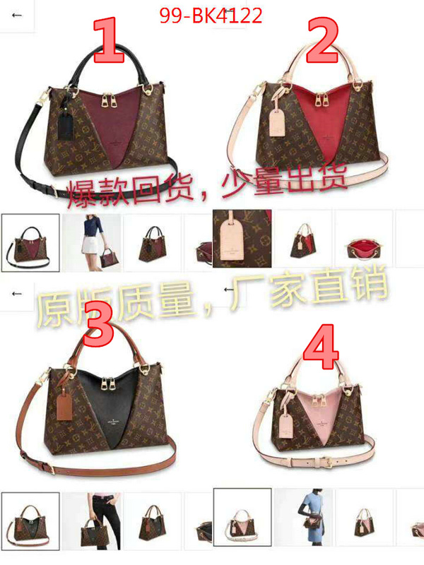 LV Bags(4A)-Handbag Collection-,ID: BK4122,$: 99USD