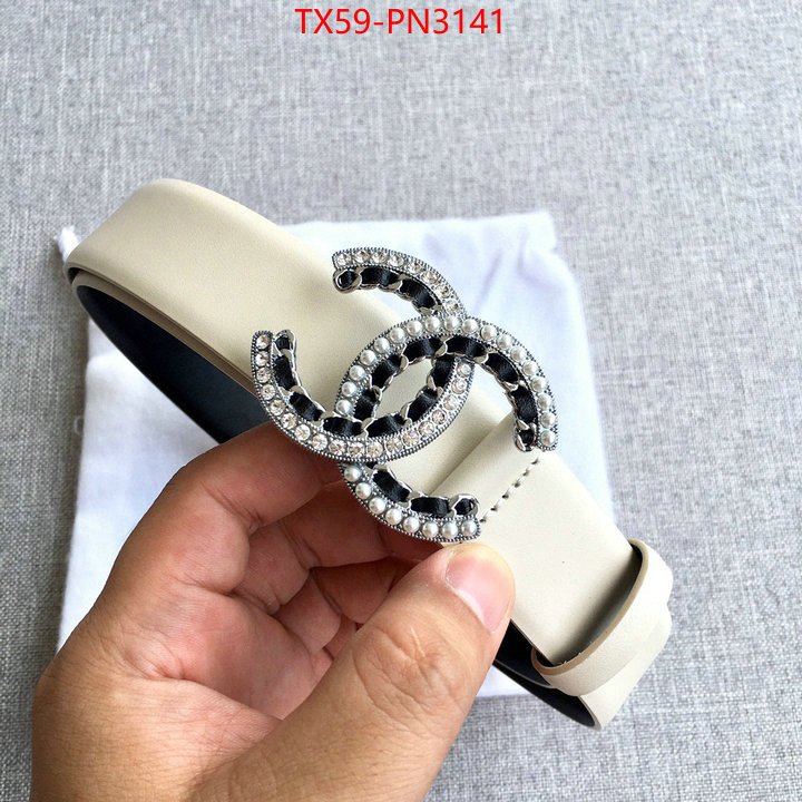 Belts-Chanel,designer fake , ID: PN3141,$: 59USD