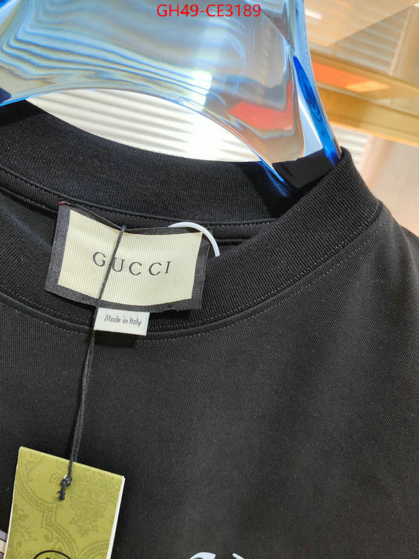 Clothing-Gucci,best quality fake , ID: CE3189,$: 49USD