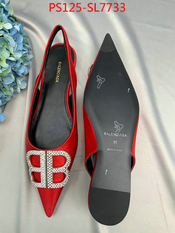 Women Shoes-Balenciaga,buy replica , ID: SL7733,$: 125USD