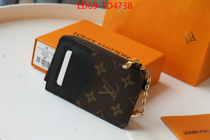 LV Bags(TOP)-Wallet,ID: TD4738,$: 69USD