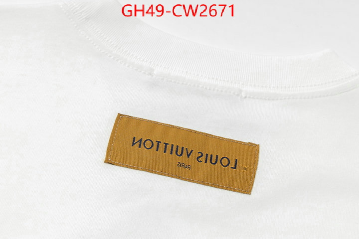 Clothing-LV,designer wholesale replica , ID: CW2671,$: 49USD