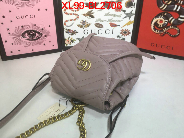 Gucci Bags(4A)-Backpack-,exclusive cheap ,ID: BL2706,$: 99USD