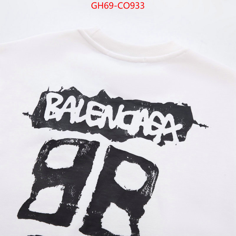 Clothing-Balenciaga,shop the best high authentic quality replica , ID: CO933,$: 69USD