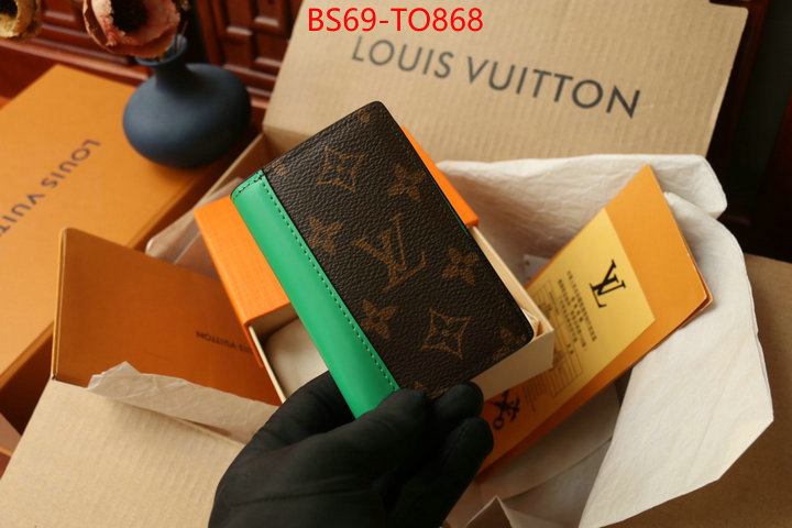 LV Bags(TOP)-Wallet,ID: TO868,$: 69USD