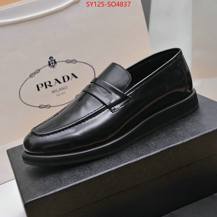 Men Shoes-Prada,designer 1:1 replica , ID: SO4837,$: 125USD