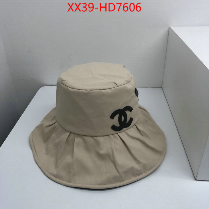 Cap (Hat)-Chanel,best replica new style , ID: HD7606,$: 39USD