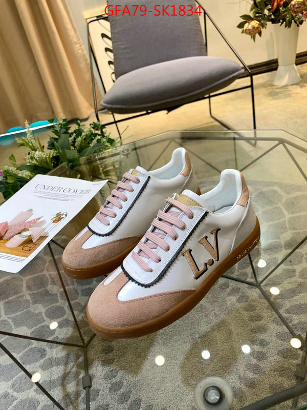 Women Shoes-LV,cheap high quality replica , ID: SK1834,$:79USD