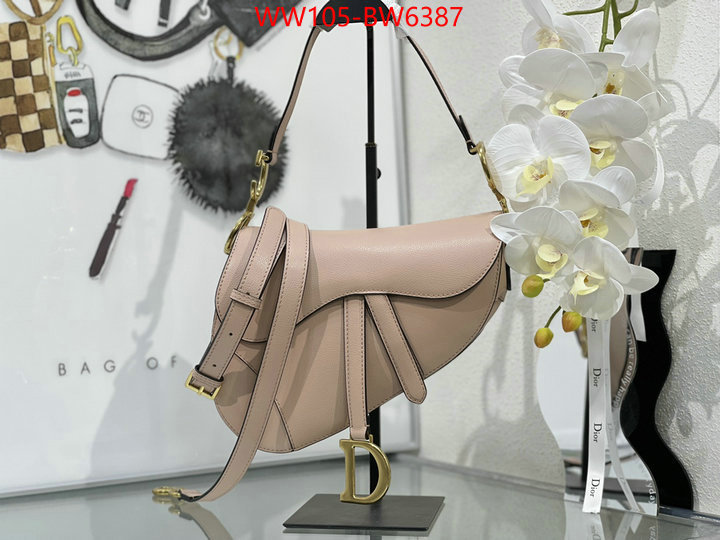 Dior Bags(4A)-Saddle-,ID: BW6387,$: 105USD