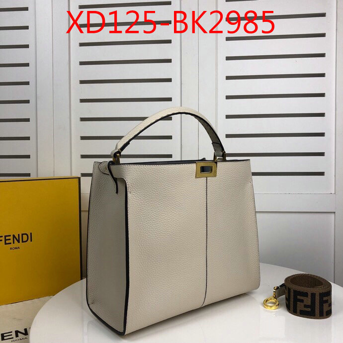 Fendi Bags(4A)-Peekaboo,fake aaaaa ,ID: BK2985,$:125USD