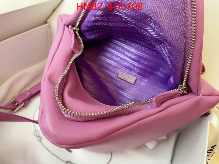 Prada Bags(4A)-Triangle,quality replica ,ID: BD6708,$: 82USD