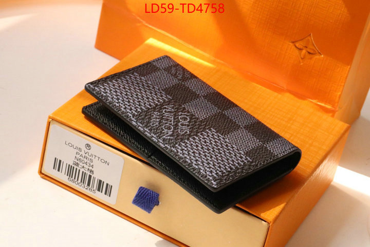 LV Bags(TOP)-Wallet,ID: TD4758,$: 59USD