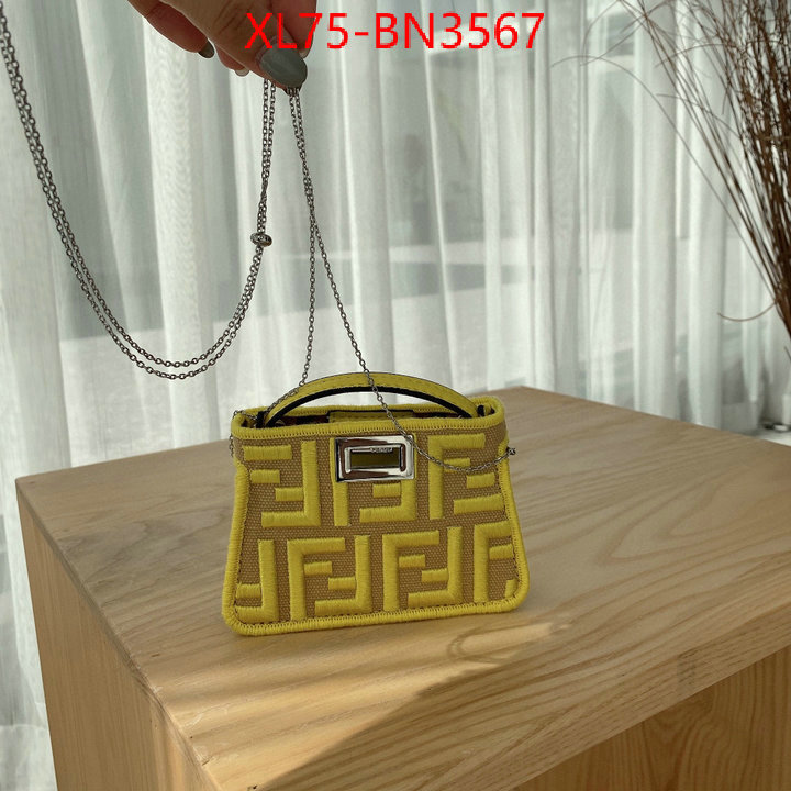 Fendi Bags(4A)-Diagonal-,aaaaa ,ID: BN3567,$: 75USD