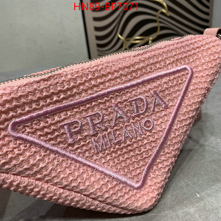 Prada Bags(4A)-Triangle,mirror copy luxury ,ID: BP7071,$: 89USD