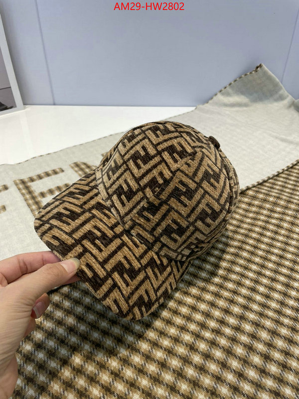 Cap (Hat)-Fendi,fake designer , ID: HW2802,$: 29USD