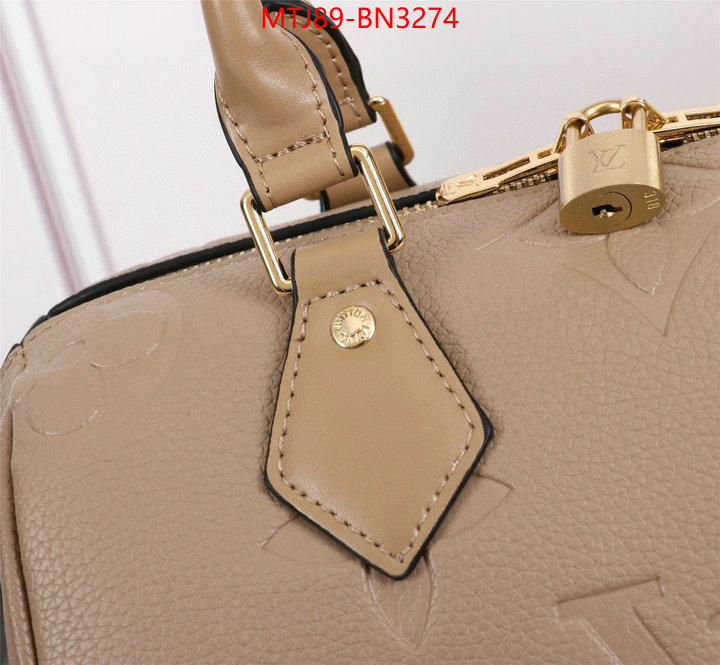 LV Bags(4A)-Speedy-,high quality happy copy ,ID: BN3274,$: 89USD