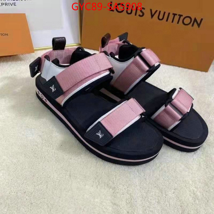 Women Shoes-LV,wholesale imitation designer replicas , ID: SA5908,$: 89USD