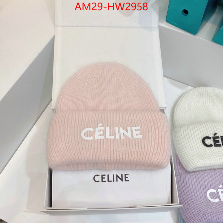 Cap (Hat)-Celine,buy first copy replica , ID: HW2958,$: 29USD