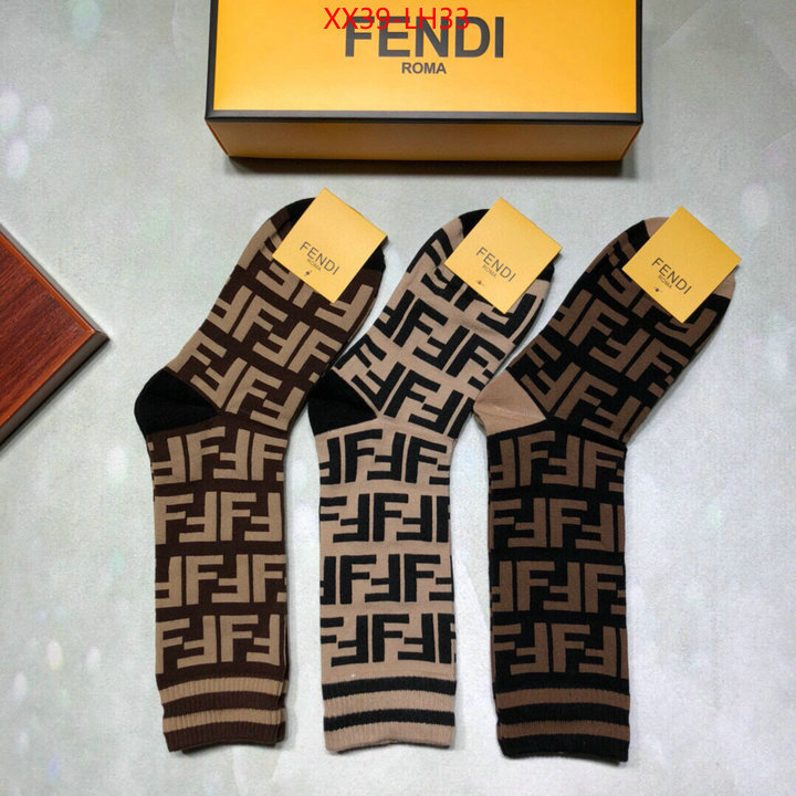 Sock-Fendi,where to buy fakes , ID:LH33,$: 39USD