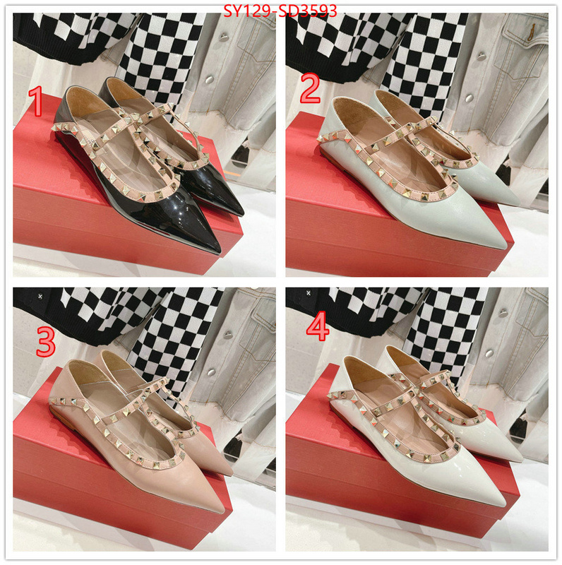 Women Shoes-Valentino,wholesale 2023 replica , ID: SD3593,$: 129USD