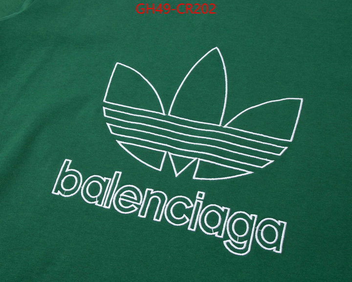 Clothing-Balenciaga,2023 aaaaa replica customize , ID: CR202,$: 49USD