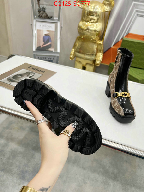 Women Shoes-Gucci,fake aaaaa , ID: SO777,$: 125USD