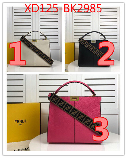 Fendi Bags(4A)-Peekaboo,fake aaaaa ,ID: BK2985,$:125USD