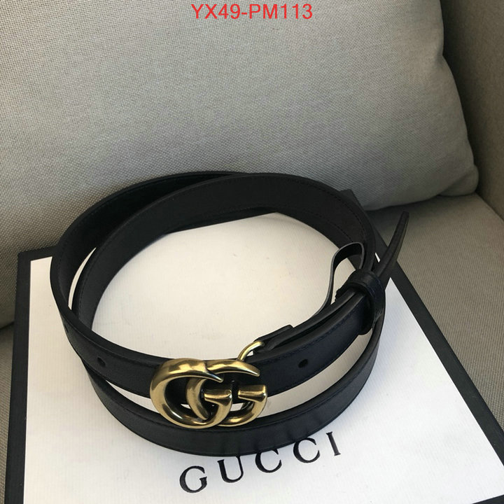 Belts-Gucci,highest product quality , ID: PM113,$:49USD