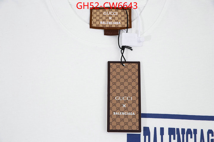 Clothing-Gucci,where can you buy a replica , ID: CW6643,$: 52USD