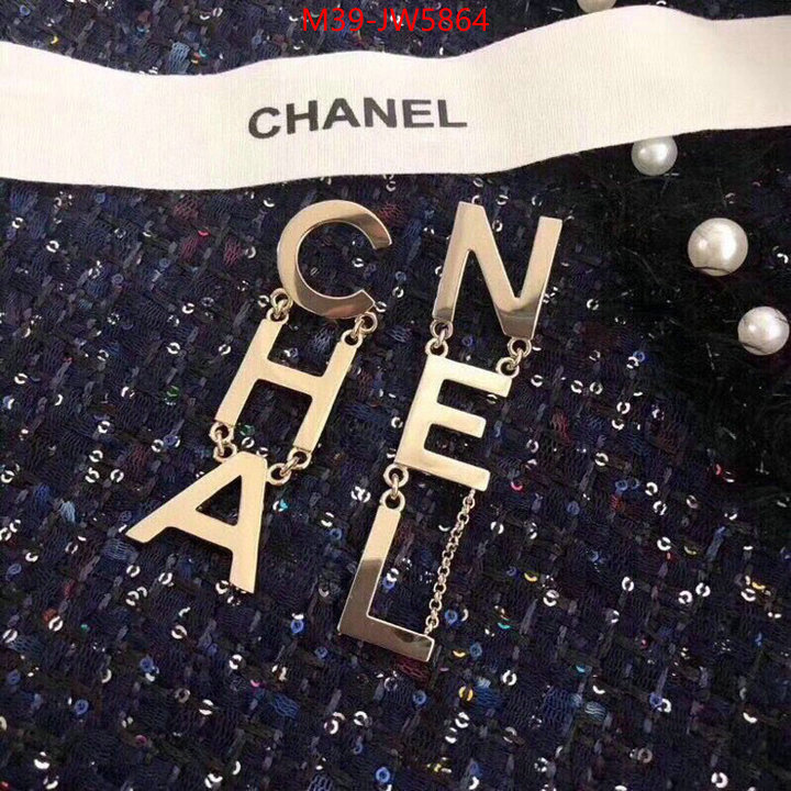 Jewelry-Chanel,copy , ID: JW5864,$: 39USD