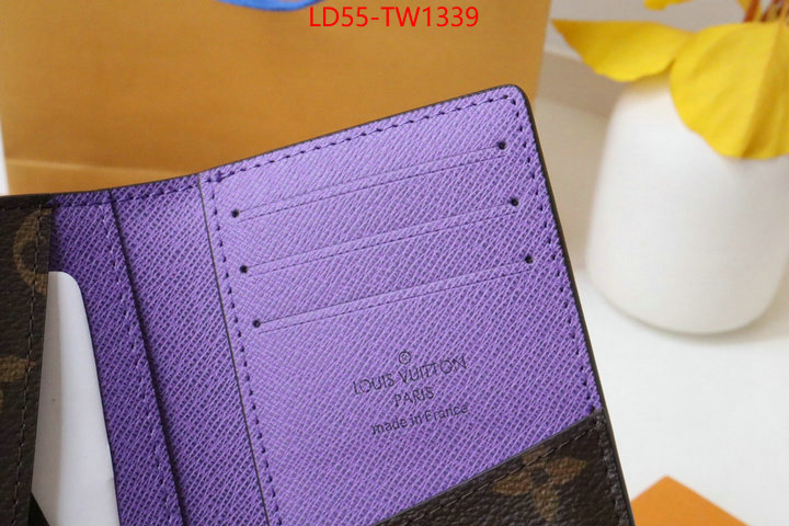 LV Bags(TOP)-Wallet,ID: TW1339,$: 55USD