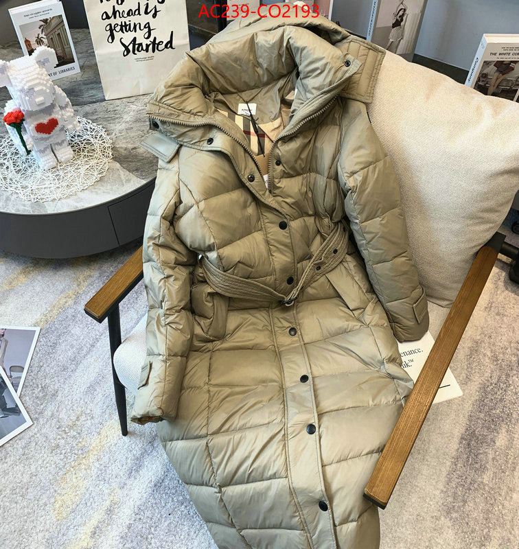 Down jacket Women-Burberry,designer high replica , ID: CO2193,$: 239USD