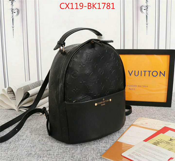 LV Bags(4A)-Backpack-,ID: BK1781,$:119USD
