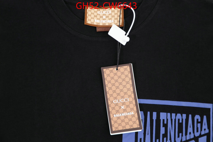 Clothing-Gucci,where can you buy a replica , ID: CW6643,$: 52USD