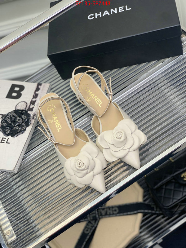 Women Shoes-Chanel,high quality , ID: SP7448,$: 135USD