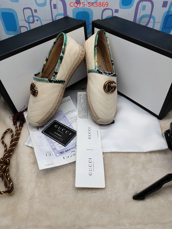 Women Shoes-Gucci,aaaaa class replica , ID: SK3869,$: 75USD