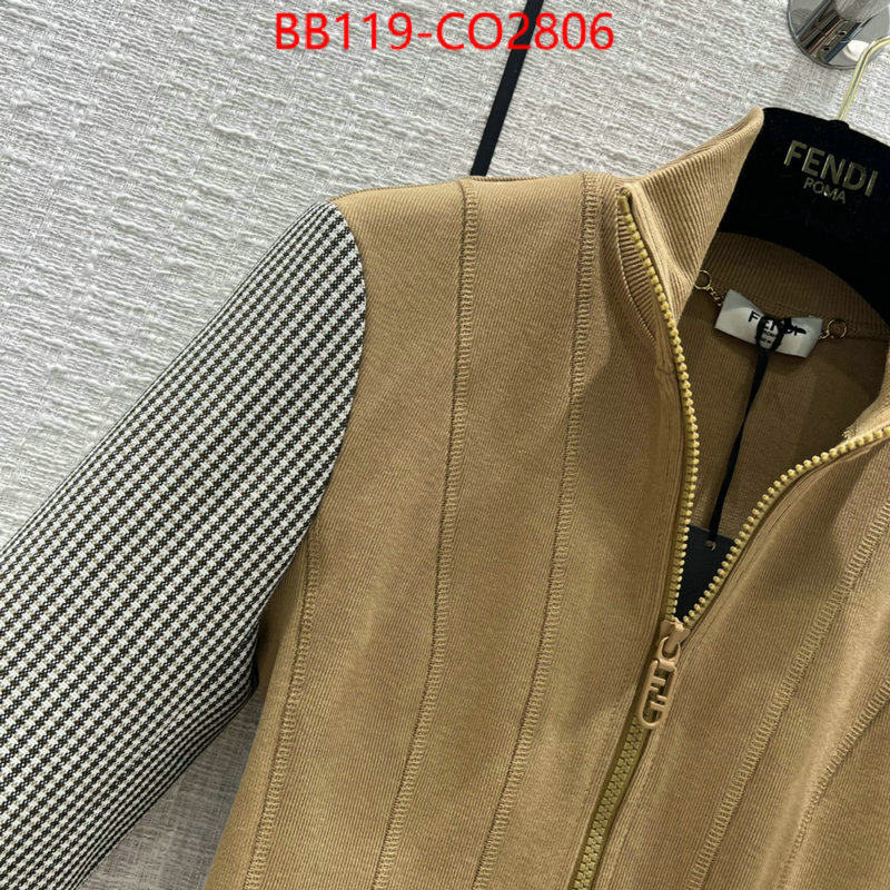 Clothing-Fendi,wholesale sale , ID: CO2806,$: 119USD