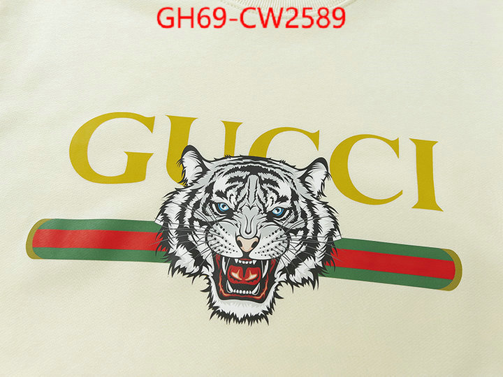 Clothing-Gucci,fashion replica , ID: CW2589,$: 69USD