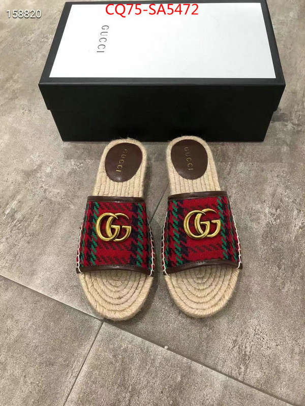 Women Shoes-Gucci,best luxury replica , ID: SA5472,$: 75USD