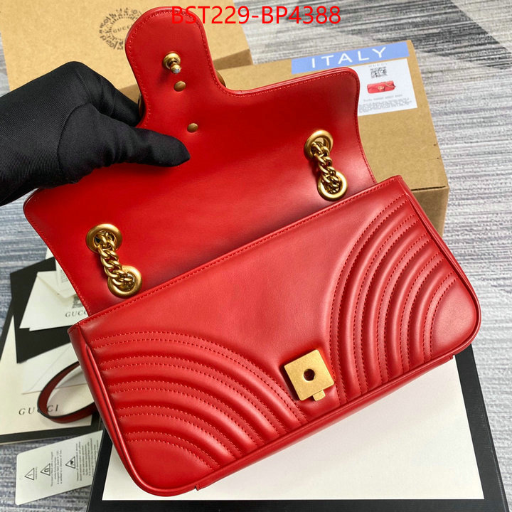 Gucci Bags(TOP)-Marmont,top fake designer ,ID: BP4388,$: 229USD