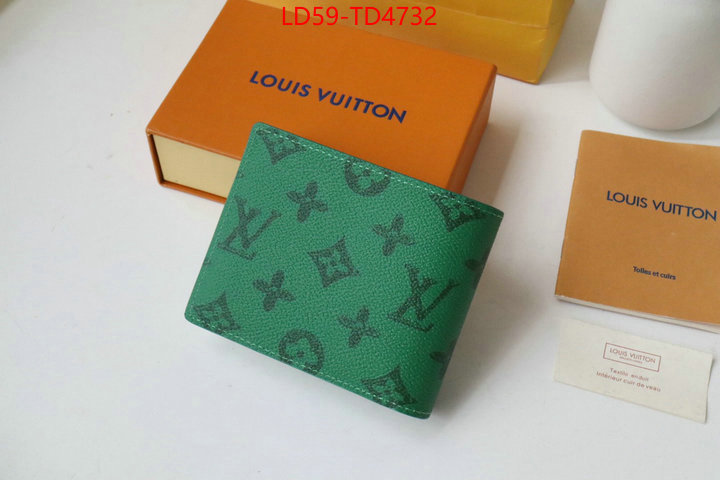 LV Bags(TOP)-Wallet,ID: TD4732,$: 59USD