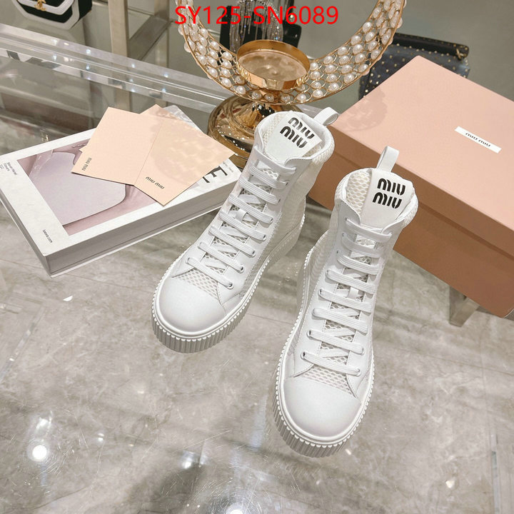 Women Shoes-Miu Miu,7 star quality designer replica , ID: SN6089,$: 125USD